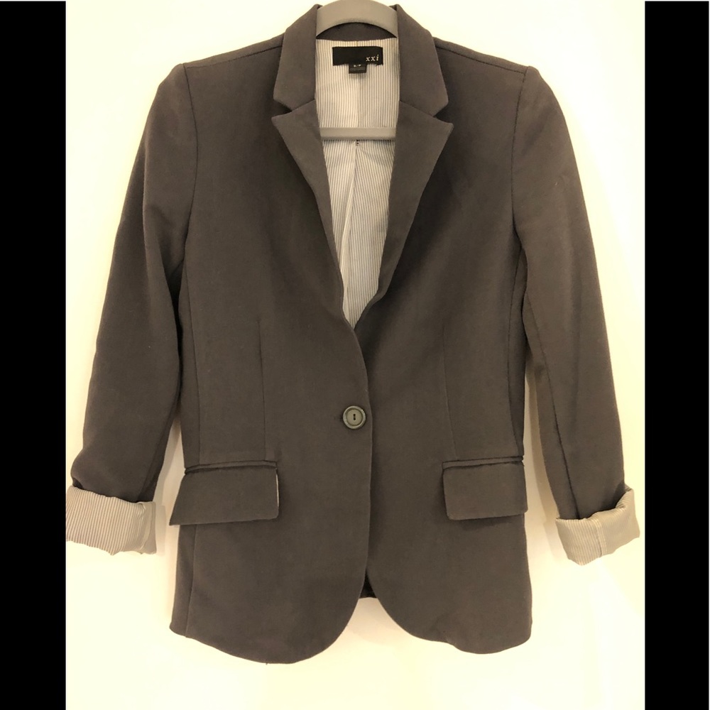 GREY BLAZER SIZE SMALL